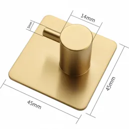 Appendino adesivo GINNA / Oro spazzolato