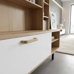 Maniglia in legno MIA / Rovere verniciato