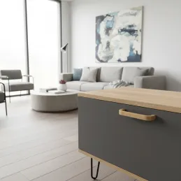 Maniglia in legno MIA / Rovere verniciato