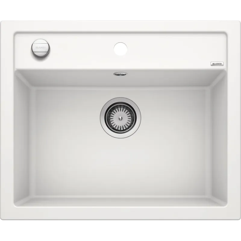 Lavello in ceramica Blanco DALAGO 6 con comando remoto dello scarico / Bianco
