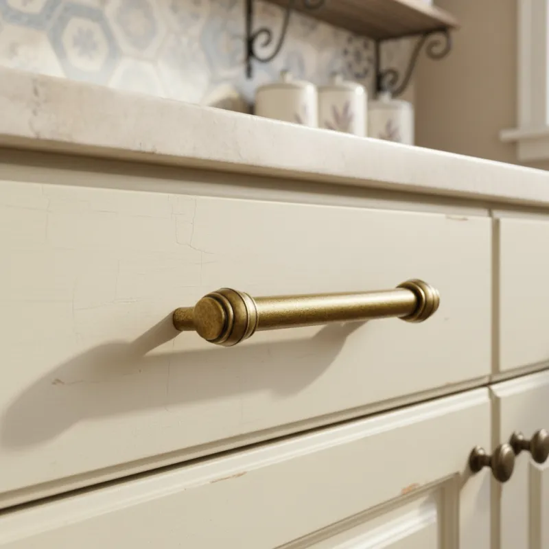 Maniglia RUSTICALE / Ottone anticato