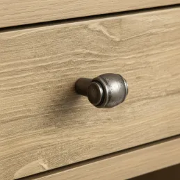 Pomolo RUSTICALE / Color argento anticato