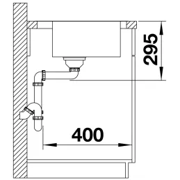 Lavello in acciaio inox Blanco DIVON II 5 S-IF
