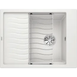 Lavello in gres Blanco ELON 45 S con griglia / Bianco