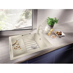 Lavello in gres Blanco ELON 45 S con griglia / Bianco soft