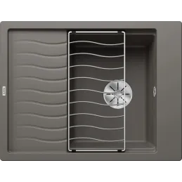 Lavello in gres Blanco ELON 45 S con griglia / Grigio vulcano
