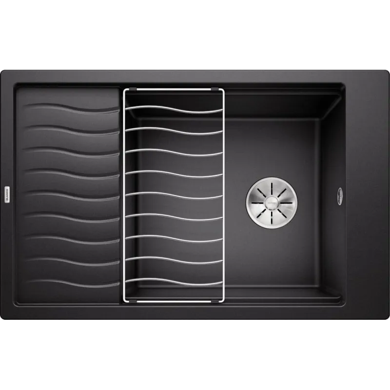 Lavello in gres Blanco ELON XL 6 S con griglia / Antracite