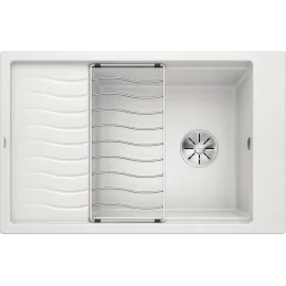 Lavello in gres Blanco ELON XL 6 S con griglia / Bianco