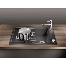 Lavello in gres Blanco ELON XL 6 S con griglia / Caffè