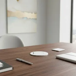 Caricabatterie wireless MULTI 15W + USB A-C / Bianco