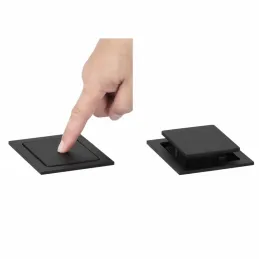 Presa a scomparsa SQUARE UP FRENCH 2x230V / Nero opaco