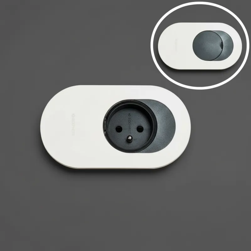 Presa elettrica ORBIT 1 x 230 V / Bianco opaco