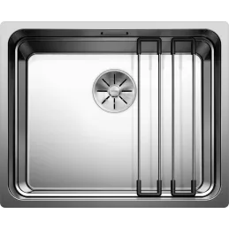 Lavello in acciaio inox Blanco ETAGON 500-IF/A / con guide scorrevoli
