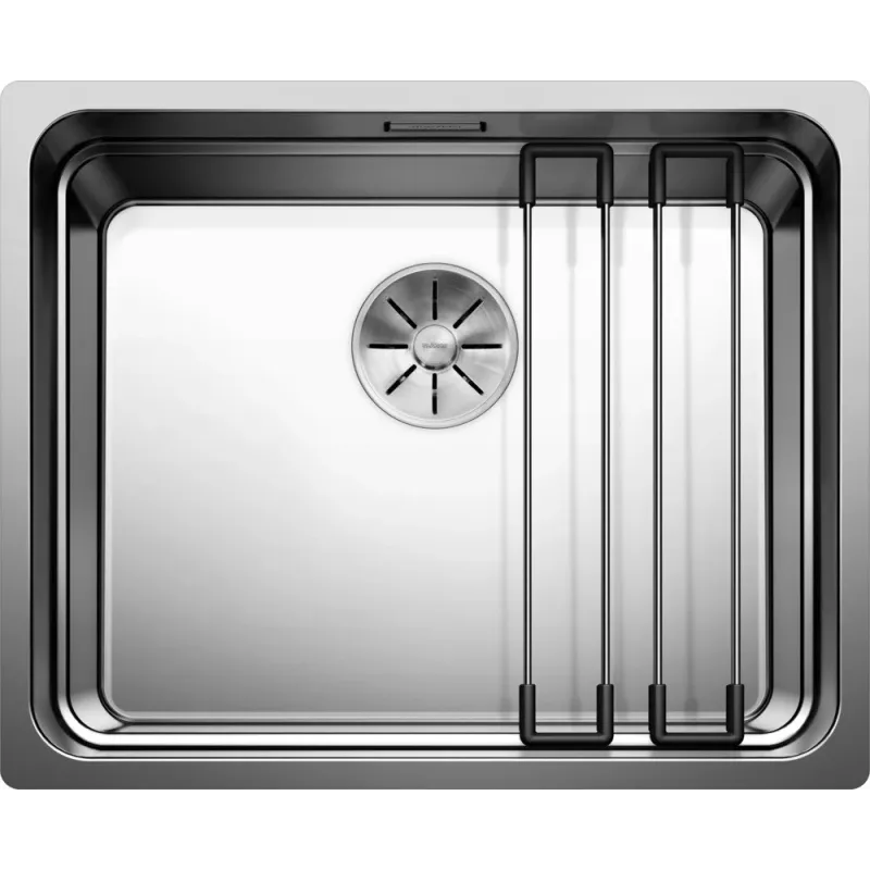 Lavello in acciaio inox Blanco ETAGON 500-IF/A / con guide scorrevoli