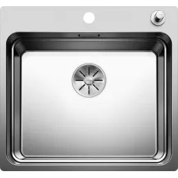 Lavello in acciaio inox Blanco ETAGON 500-IF/A / con guide scorrevoli