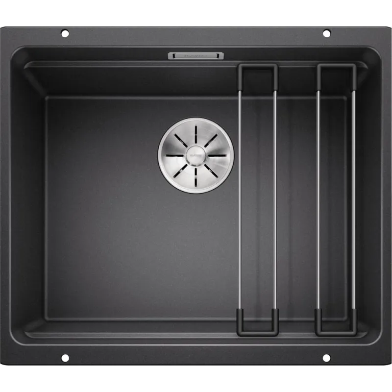 Lavello in gres Blanco ETAGON 500 U / con guide scorrevoli