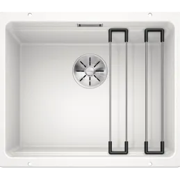 Lavello in gres Blanco ETAGON 500 U / con guide scorrevoli