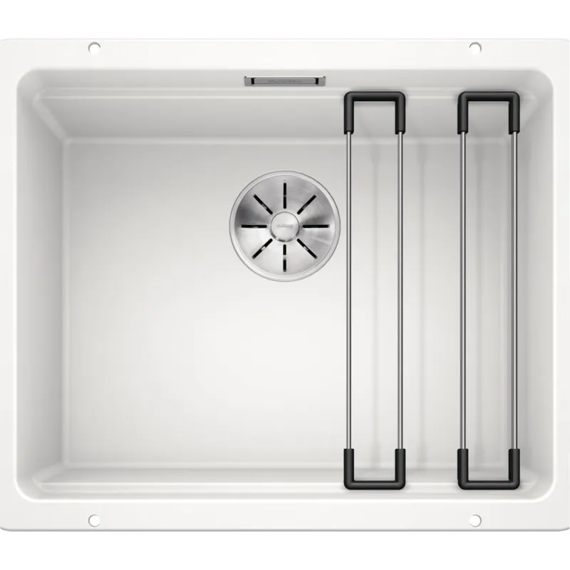 Lavello in gres Blanco ETAGON 500 U / con guide scorrevoli