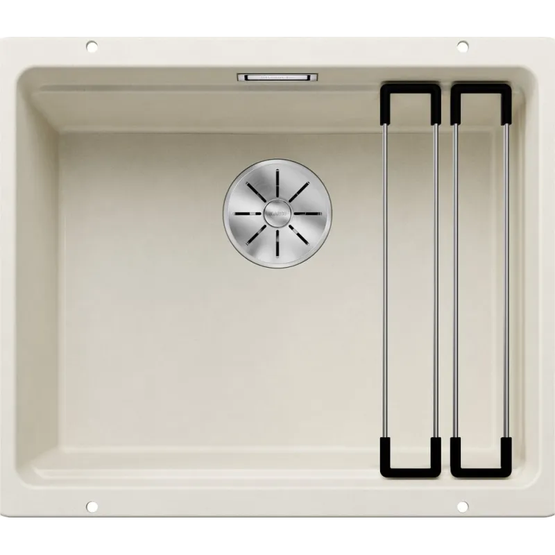 Lavello in gres Blanco ETAGON 500 U / con guide scorrevoli
