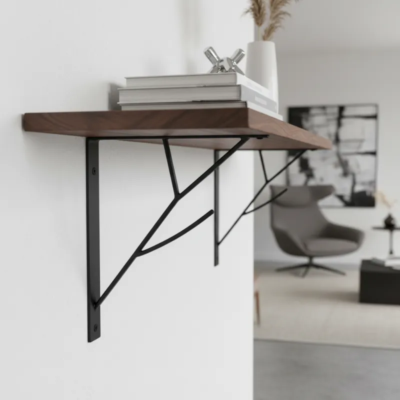 Supporto per mensola FOREST / Nero