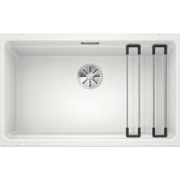Lavello in gres Blanco ETAGON 700 U / con guide scorrevoli