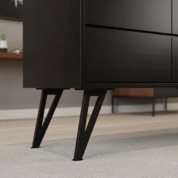 Piedino per mobili JAPAN / Nero opaco