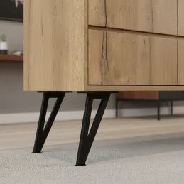 Piedino per mobili JAPAN / Nero opaco