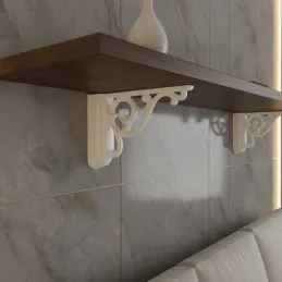 Supporto per mensola STRADIUS Mini / Bianco opaco