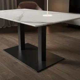 Gamba da tavolo URBAN DUO / Nero opaco