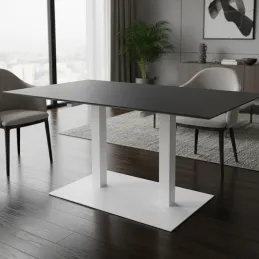 Base per tavolo URBAN DUO / Bianco opaco