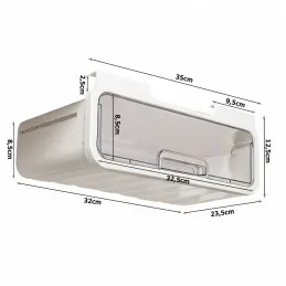 Cassetto sottotavolo MAXINA / Bianco