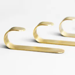 Appendino adesivo da parete LAXO / Oro spazzolato