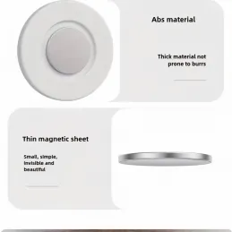 Supporto magnetico per telecomando / Bianco