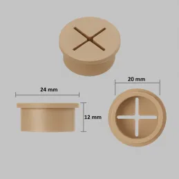 Passacavo FLEX 20 mm / Beige