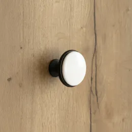 Pomello BLANCA / Nero - Porcellana bianca