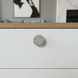 Pomello in legno ARSIA / Faggio – mix di triangoli