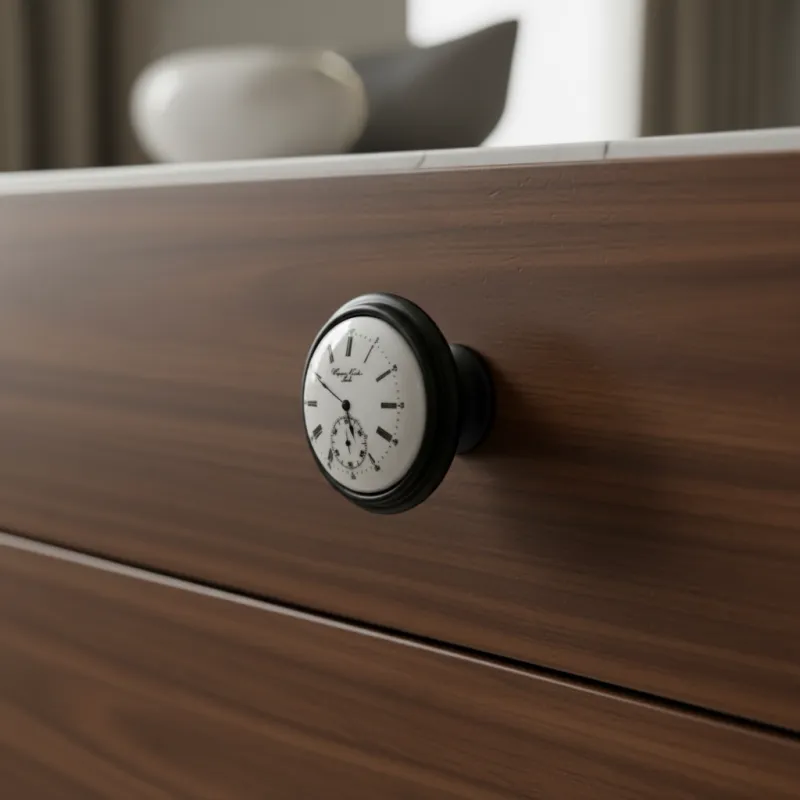 Pomello VIAMO CLOCK / Nero