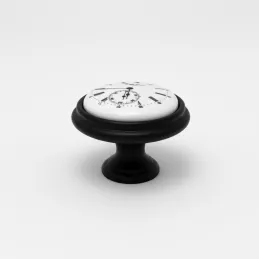Pomello VIAMO CLOCK / Nero