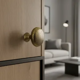 Pomolo BEA / ottone anticato