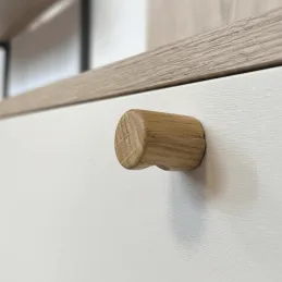 Pomello in legno NATURE / Rovere laccato
