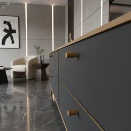 Pomello BERGO / Rovere laccato