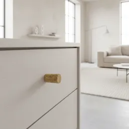 Pomolo in legno AURUS / Rovere verniciato