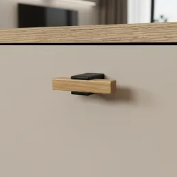 Pomello in legno ALVEA / Rovere verniciato