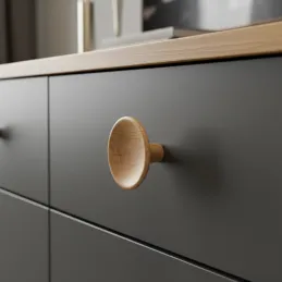 Pomello in legno RENO / Rovere verniciato