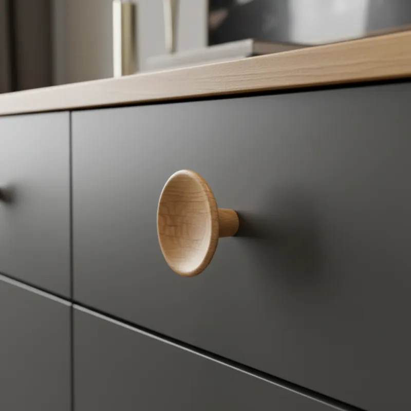 Pomello in legno RENO / Rovere verniciato