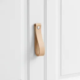 Pomello con maniglia in pelle DOLCE Maxi / Pelle naturale