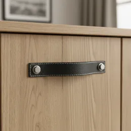 Maniglia SAMSONITE / Pelle nera