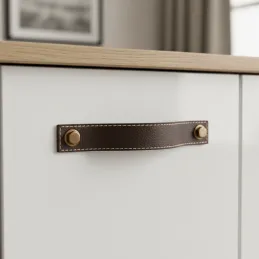 Maniglia SAMSONITE / Pelle marrone