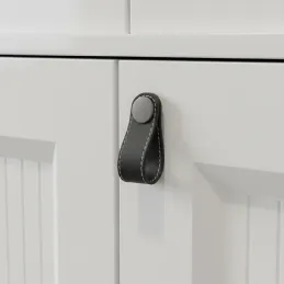Pomello CASE / Pelle nera
