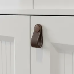 Pomello CASE / Pelle marrone